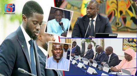 Urgent Après 100 Jours Le Conseil des Ministres Diomaye et Sonko