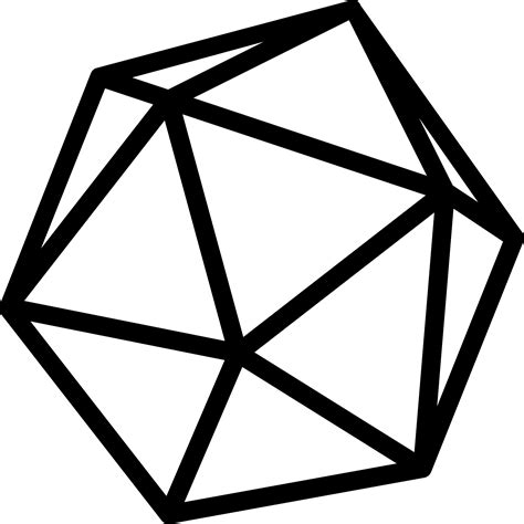 20 Sided Dice PNG