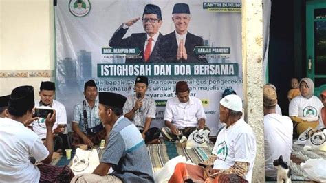 Relawan Santri Dukung Ganjar Gelar Istighosah Bersama Majelis Taklim Di