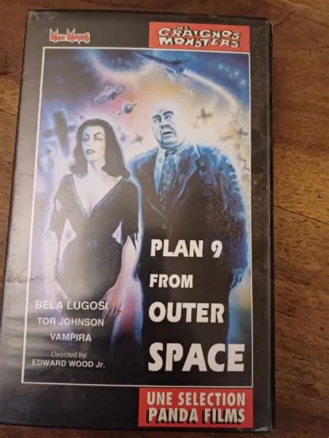 6 FILMS RARES D ED WOOD En VHS PLAN 9 NINE FROM OUTER SPACE GLEN OR