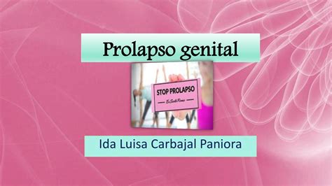 Prolapso Genital Bibliomedicine UDocz