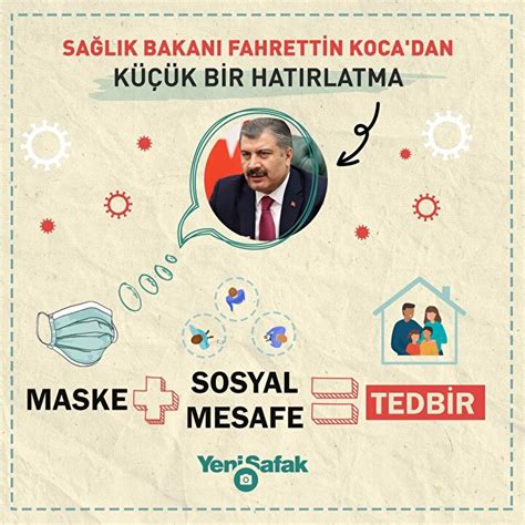 Sağlık Bakanı Fahrettin Koca dan küçük bir hatırlatma Türkiye Haberleri