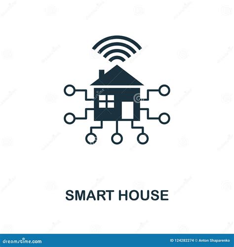 Smart House Icon Monochrome Style Icon Design From Smart Devices Icon