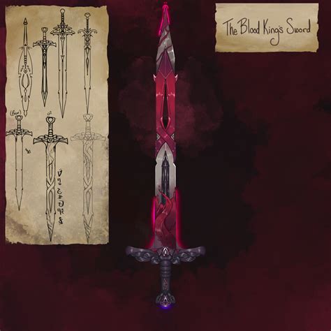 ArtStation - The Blood King's Sword- Concept and Breakdown