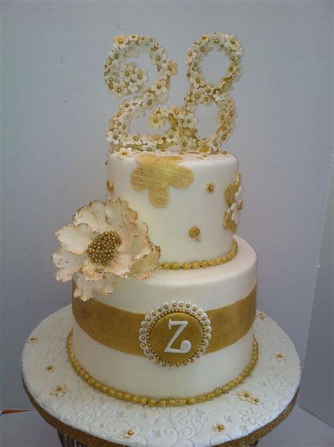 Gold Birthday Cake — Birthday Cakes | Gold birthday cake, Birthday cake ...