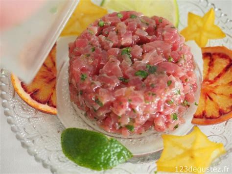 Tartare De Thon Rouge L Orange D Gustez