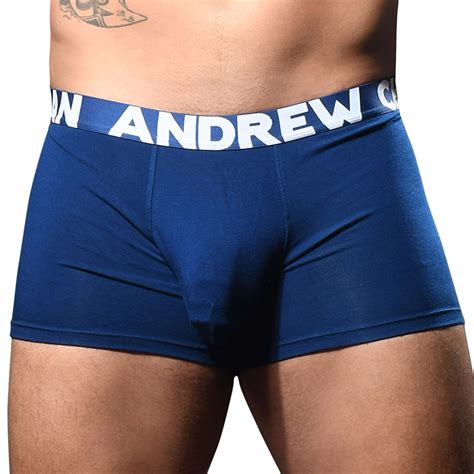 Andrew Christian Boxer Almost Naked Bambou Bleu Marine Inderwear