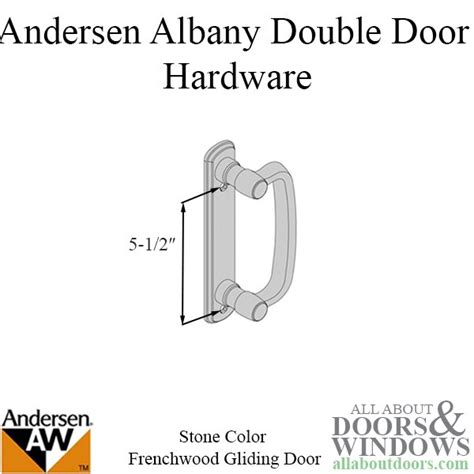 Andersen Albany Double Door Hardware