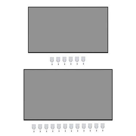 Tela Do Projetor Port Til De Metal Simples Anti Luz