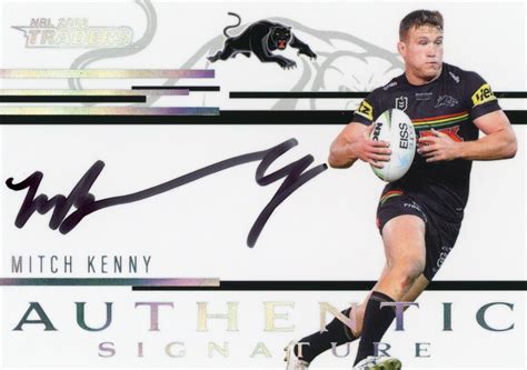 2023 NRL Traders Authentic Signatures White ASW11 Mitch Kenny Penrith