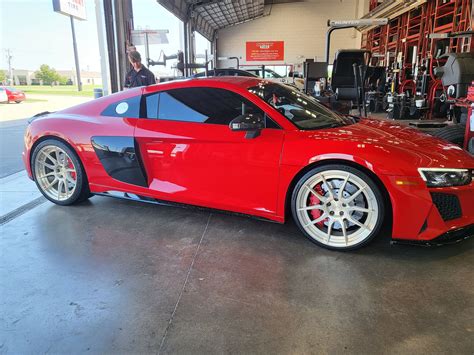 Audi R Red Bc Forged Hca Wheel Wheel Front