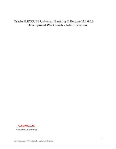 PDF Oracle FLEXCUBE Universal Banking Release 12 1 0 0 0 7