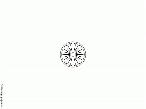 India Flag Coloring Page - Coloring Home