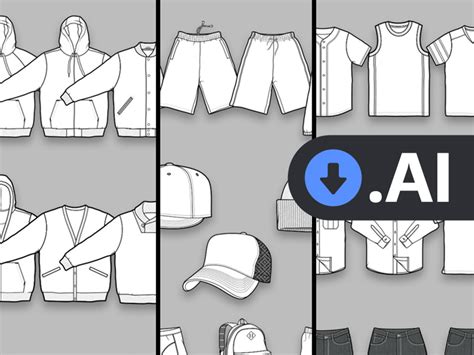 Free Vector Clothing Templates At Vectorified Collection Of Free