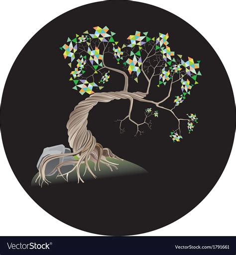 Abstract tree Royalty Free Vector Image - VectorStock