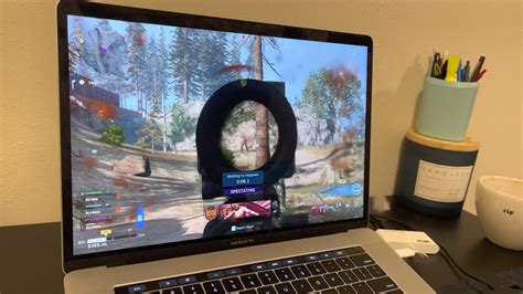 Call Of Duty Warzone On MacBook Pro 15 W BootCamp Great Graphics