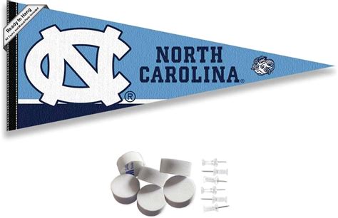 College Flags And Banners Co Unc Tar Heels Pennant Flag And