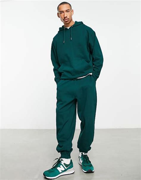 Asos Design Trainingsanzug Mit Oversized Kapuzenpullover Und Oversize