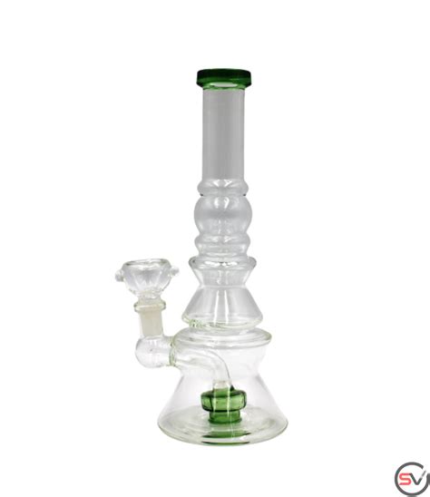 Color Wheel Water Pipe Green 9 Inch Green 9 Inch Color Wheel Bong