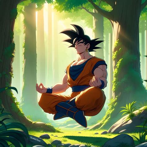 Goku Doing Meditation ☕ En 2023