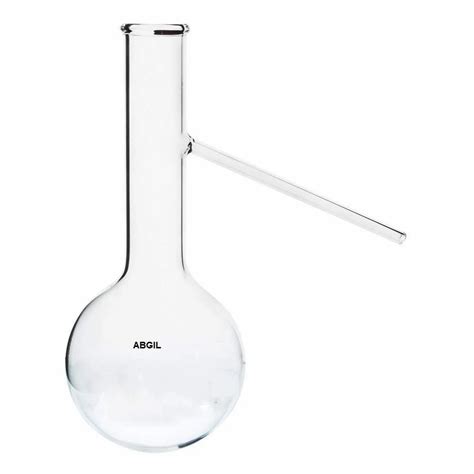 Borosilicate Glass Flask Distillation With Side Tube For Laboratory