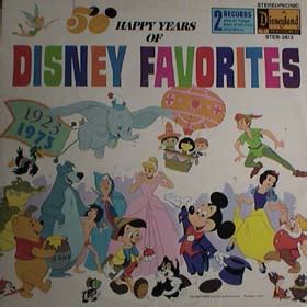 Walt Disney Vinyl Record Albums