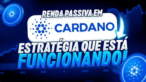 RENDA PASSIVA EM CARDANO POR MEIO DESSA CRIPTOMOEDA YouTube