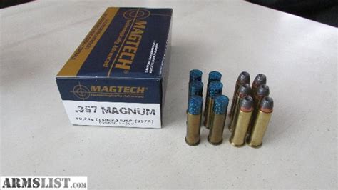 ARMSLIST - For Sale: .357 Mag ammo (62 rounds)