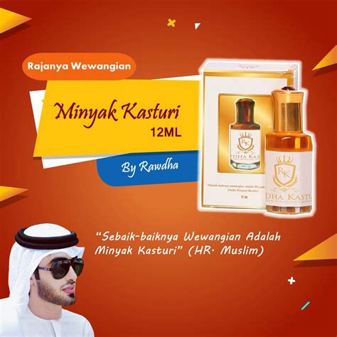 Jual Paket Parfum Minyak Wangi Kasturi Kijang Hajar Aswad Botol Roll On