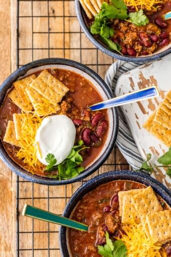 Easy Chili Recipe 6 Ingredients The Cookie Rookie® {video}