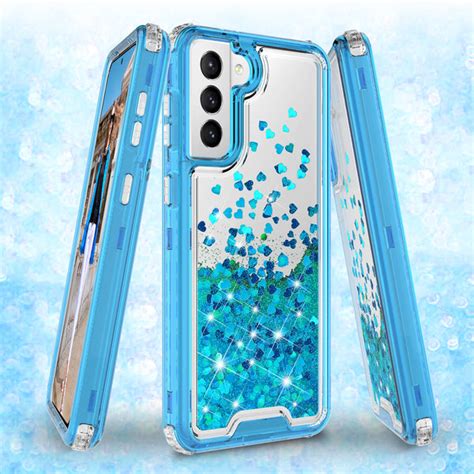 Samsung Galaxy S21 Galaxy S21 Plus Case Liquid Glitter Phone Case Wa