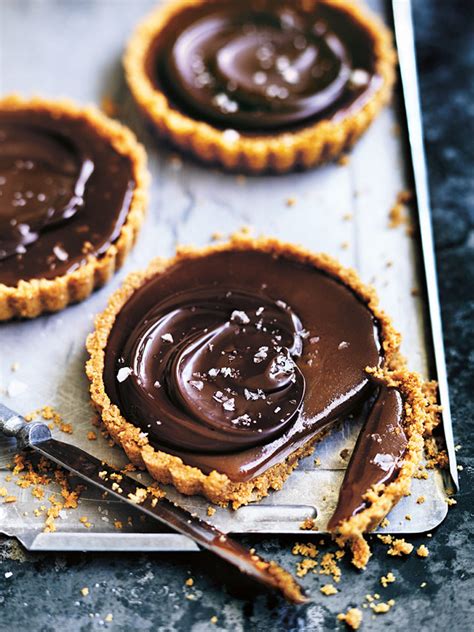 Salted Chocolate Caramel Tarts Donna Hay