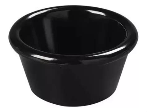 Ramekin Melamina Negro 4 Oz Set 48 Piezas Meses sin interés