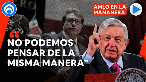 Amlo Admite Diferencias Con Ricardo Monreal Youtube