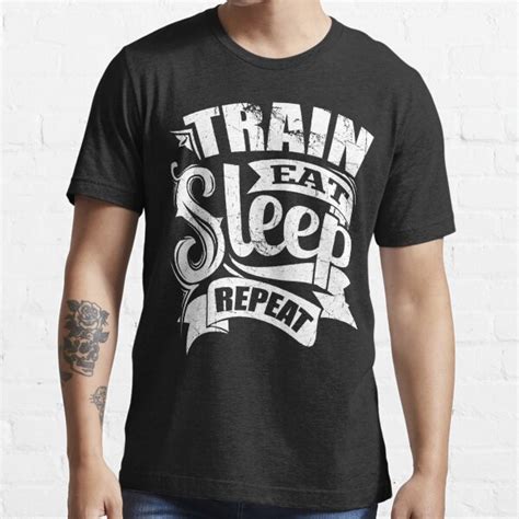 Train Eat Sleep Repeat Gym T Shirt For Sale By Nibiruhybrid