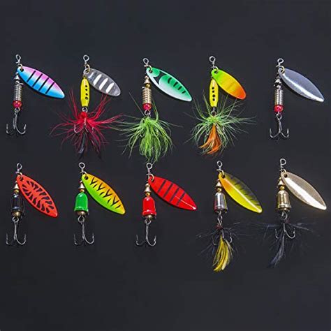 Fishing Lure Set By Captain Fishook 10 Piece Fishing Lures