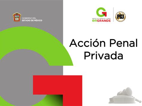 Acci N Penal Privada