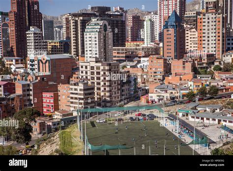 Panoramic view of downtown, La Paz, Bolivia Stock Photo - Alamy