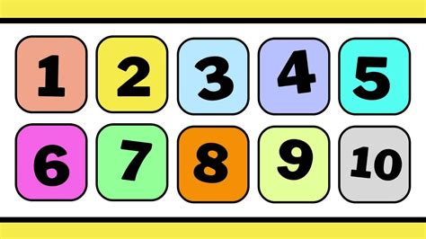 learn Number counting for kids rhymes preschool education learning ...