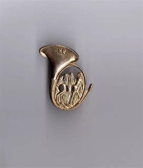 PIN S ARMÉE insigne 22 BCA Bataillon Chasseurs Alpins hauteur 3 cm