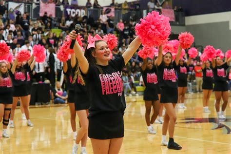 Photos Pepped Out In Pink For Pink Out Pep Rally Timber Creek Talon