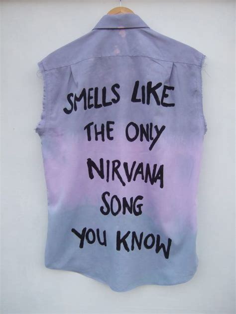 Smells Like The Only Nirvana Song You Know Lilac Blue Tie Dye Etsy