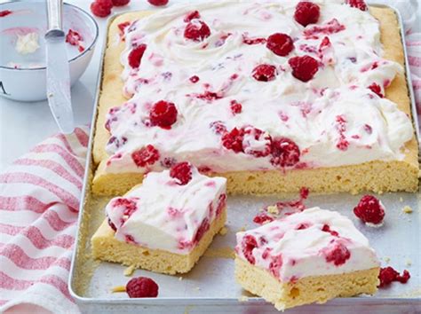 Fantakuchen Rezept Ein Blechkuchen Mit Himbeeren Torte Pinta