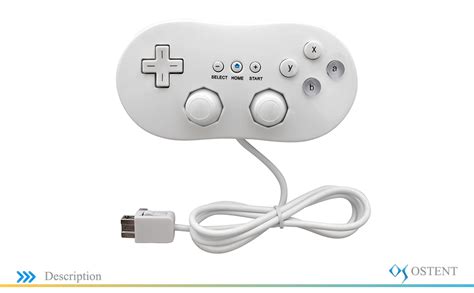 Ostent Controlador Cl Sico Con Cable Gamepad Joystick Para Consola De