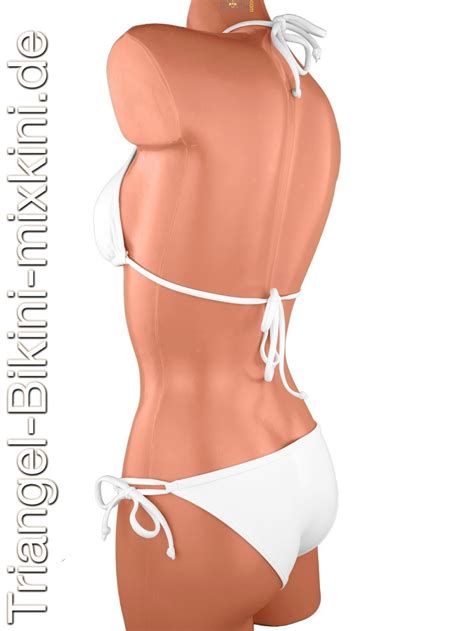 Bikini Triangel Wei Jetzt Separate Gr En Kaufen Mixkini Beachwear