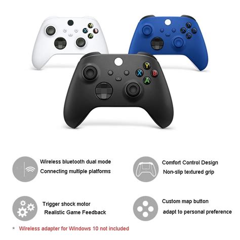 For Xbox Series X/S Bluetooth Wireless Controller Gamepad Joystick ...