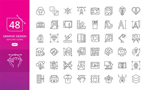 Graphic design icon set 6788993 Vector Art at Vecteezy