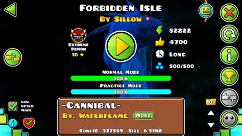 Forbidden Isle 100 By Sillow Extreme Demon Geometry Dash 2 1 YouTube