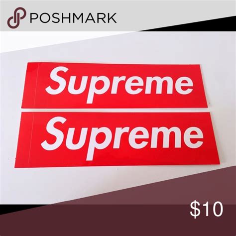 Supreme Logo Sticker