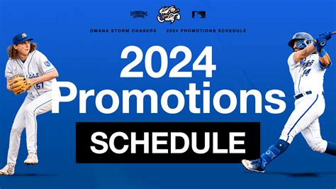 Storm Chasers Reveal 2024 Promotional Schedule MiLB